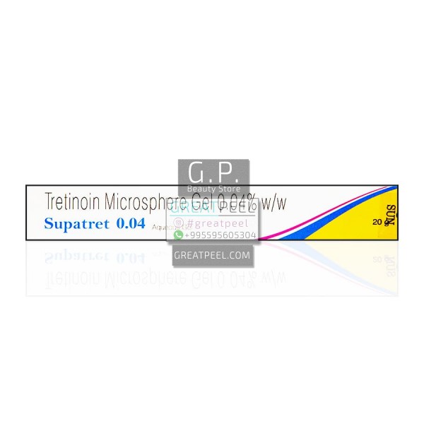 SUPATRET TRETINOIN MICROSPHERE GEL 0.04% | 20g/0.71oz